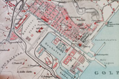 Historische Karte – Spezia und Umgebung 1:25 000 – Lithographie 1905 [1 Blatt]. 2