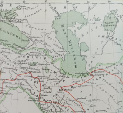 Historische Karte – Reich Alexander des Großen – Lithographie 1894 [1 Blatt]. 2