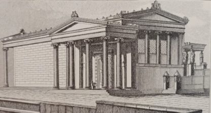 Historischer Druck – Architektur III Griechische Baukunst – Holzstich 1894 [1 Blatt]. 2