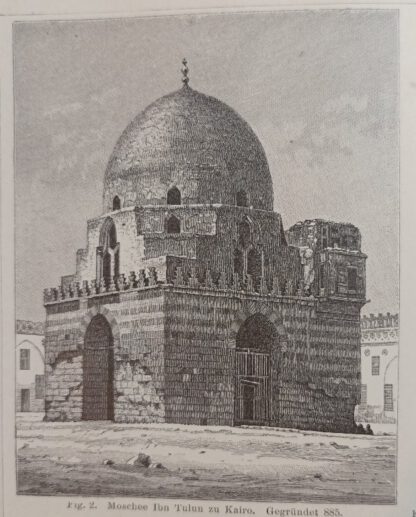 Historischer Druck – Architektur VII Arabische und maurische Baukunst – Holzstich 1894 [1 Blatt]. 2
