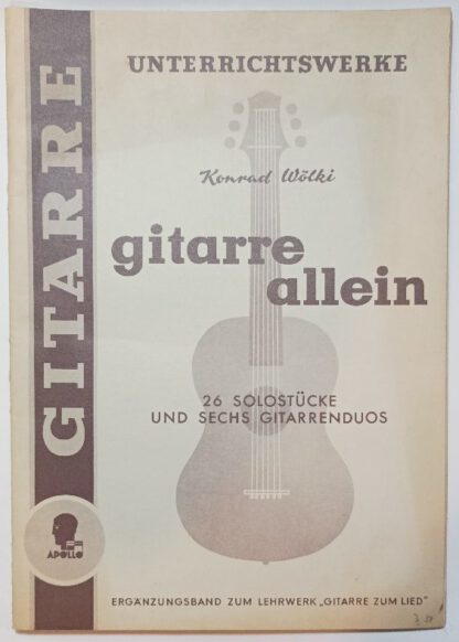 Gitarre allein – 26 Solostücke und sechs Gitarrenduos.