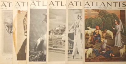 Atlantis – Länder / Völker / Reisen X. Jahrgang 1938 Heft 1-3, 5, 7, 12 [6 Hefte]