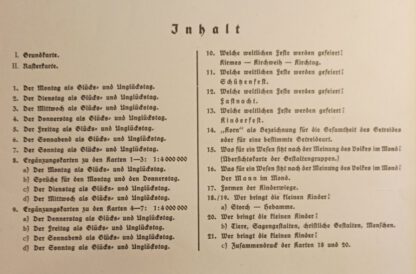 Atlas der deutschen Volkskunde [1. Lieferung, 23 Karten]. 2