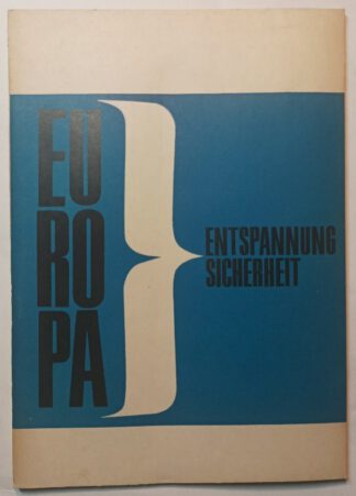 Beitrag zu den Problemen der Entspannung und Sicherheit in Europa – Tagung des Weltfriedensrates 1966.