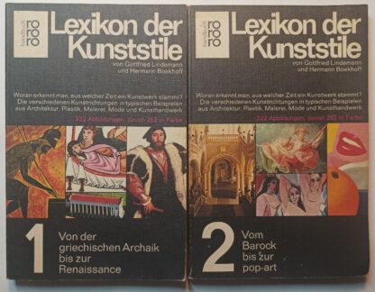 Lexikon der Kunststile Band 1 und 2.