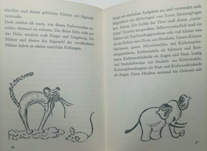 Tiere aus Sägemehl, Papier und Kleister. 3