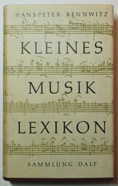 Kleines Musiklexikon.