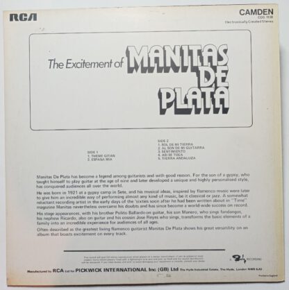 The Excitement of Manitas de Plata [Vinyl LP]. 2