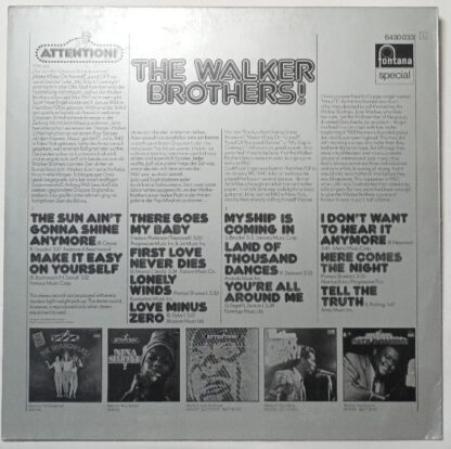 Attention! The Walker Brothers! [Vinyl LP]. 2