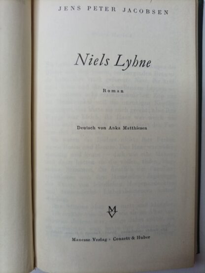 Niels Lyhne. 2
