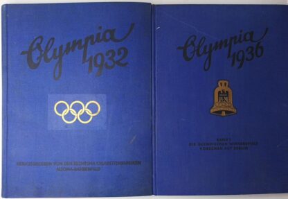 Olympia 1932 + 1936 [2 Sammelbilderalben, komplett].