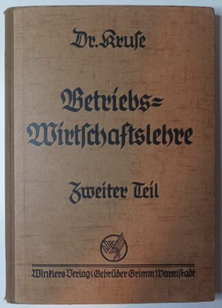 Betriebswirtschaftslehre für Wirtschaftsschulen – Zweiter Teil.