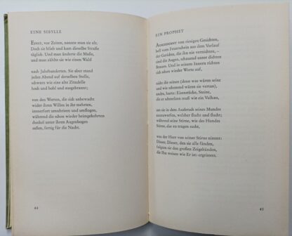 Der ausgewählten Gedichte erster Teil [Insel-Bücherei Nr. 400]. 3