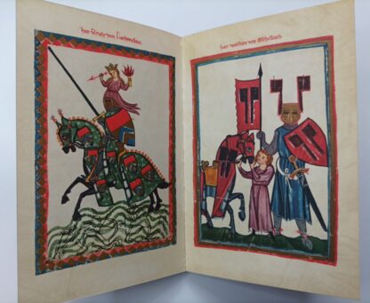 Die Minnesinger in Bildern der Manessischen Handschrift [Insel-Bücherei Nr. 450]. 3