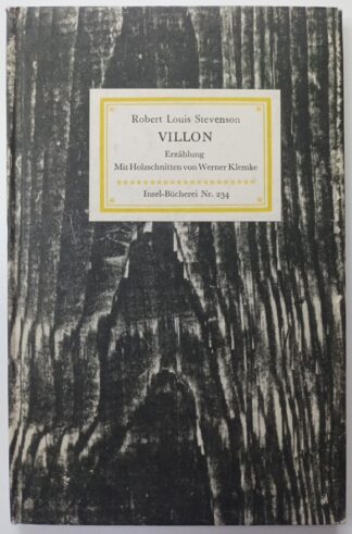 Villon – Erzählung mit Holzschnitten von Werner Klemke [Insel-Bücherei Nr. 234].