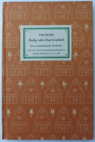 Zadig oder Das Geschick – Eine morgenländische Geschichte [Insel-Bücherei Nr. 171].