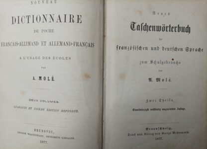 Neues Taschenwörterbuch der französischen und deutschen Sprache zum Schulgebrauche – Zwei Theile. 3