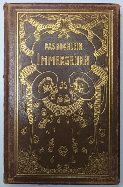 Das Büchlein Immergrün – Eine Auswahl deutscher Lyrik für junge Mädchen.