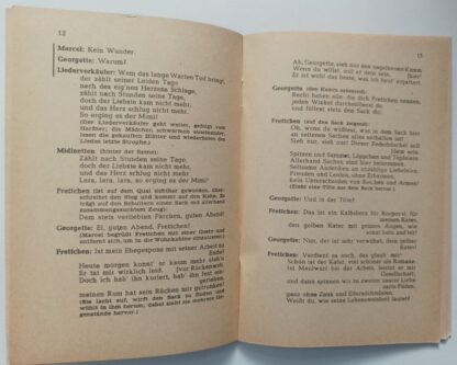 Giacomo Puccini – Der Mantel nach La Houppelande von Didier Gold – Textbuch. 3