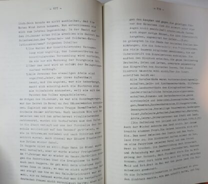 Typoskript Chronik der Familie Thomson – Wieck / Biographie Konstantin Adolf Thomson 1865-1938 [2 Bände]. 3