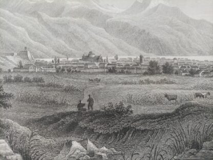 Salt-Lake-City – Die Mormonen-Stadt – Stahlstich 1859. 2