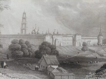 Das Troizker Sergiuskloster – Stahlstich 1859. 2