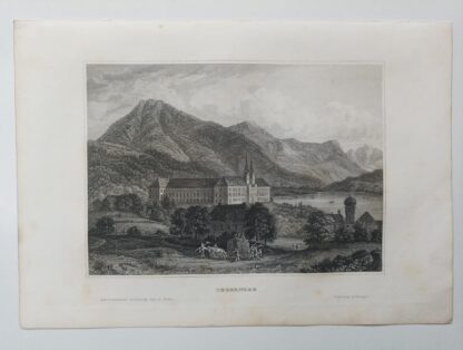 Tegernsee – Stahlstich 1859.