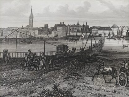 Düsseldorf – Stahlstich 1859. 2