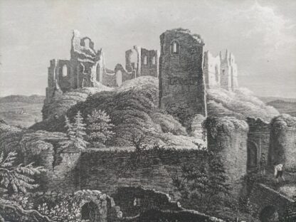 Burg Altenstein – Stahlstich 1859. 2