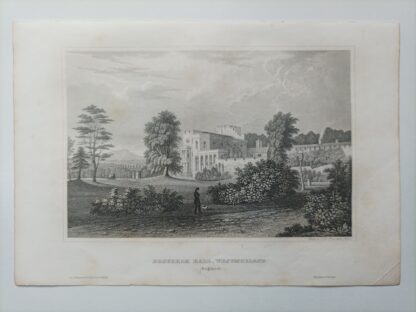 Brougham Hall, Westmorland – Stahlstich 1859.