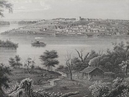 Nauvoo (Mississippi) – Stahlstich 1859. 2
