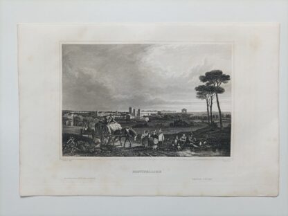 Montpellier – Stahlstich 1859.