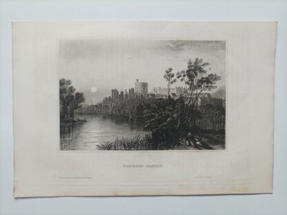 Windsor Castle – Stahlstich 1859.