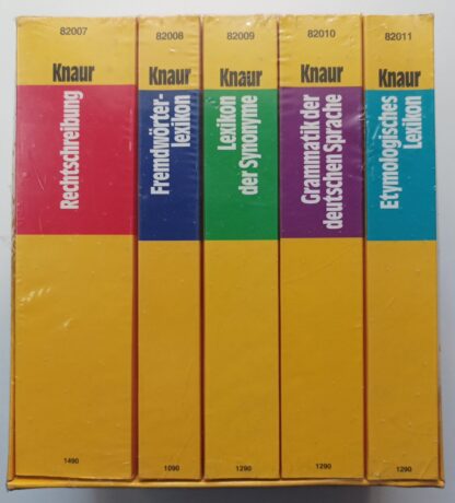 Knaurs kompaktes Wissen über die deutsche Sprache [5 Bände].