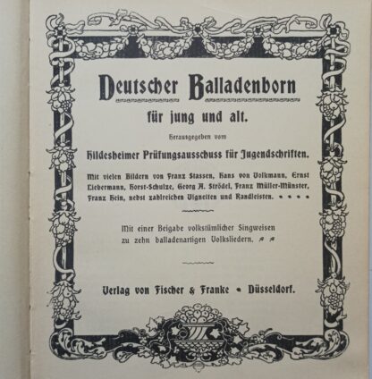Deutscher Balladenborn für jung und alt. 3