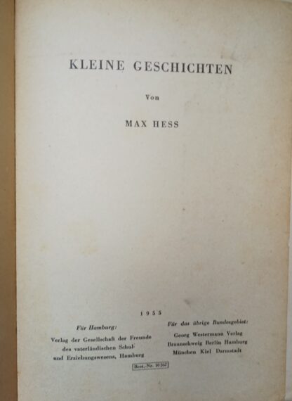 Kleine Geschichten [Deutsches Lesewerk Nr. 67]. 3