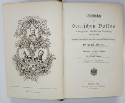 Geschichte des deutschen Volkes in kurzgefaßter, übersichtlicher Darstellung zum Gebrauch an höheren Unterrichtsanstalten und zur Selbstbelehrung. 3