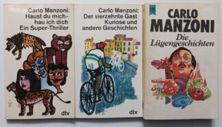 3 Bände Carlo Manzoni: Die Lügengeschichten – Der vierzehnte Gast – Haust du mich, hau ich dich.