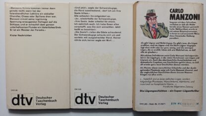 3 Bände Carlo Manzoni: Die Lügengeschichten – Der vierzehnte Gast – Haust du mich, hau ich dich. 2