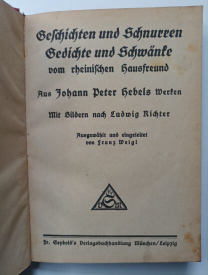 Geschichten und Schnurren, Gedichte und Schwänke vom rheinischen Hausfreund. 3