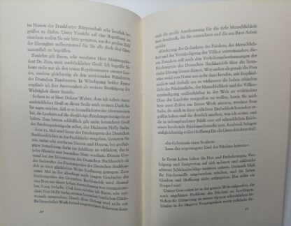 Nelly Sachs - Ansprachen anlässlich der Verleihung des Friedenspreises des deutschen Buchhandels. – Bild 3