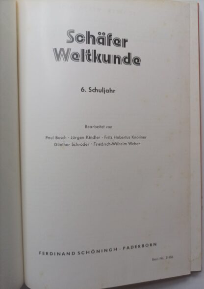 Schäfer Weltkunde – 6.Schuljahr. 3