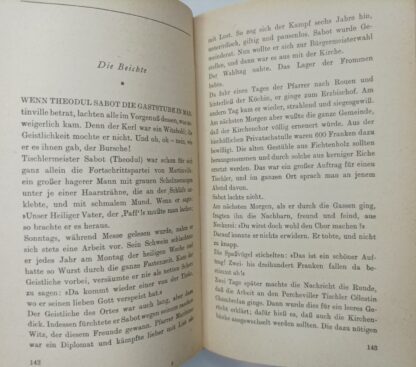 Pariser Geschichten und andere Erzählungen [Sammlung Dieterich 48]. – Bild 4