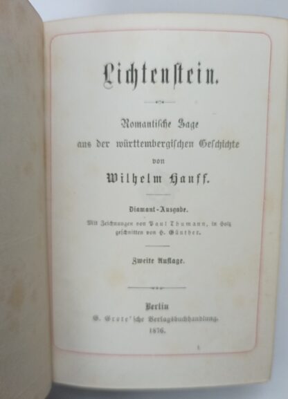 Lichtenstein - Romantische Sage aus der württembergischen Geschichte - Diamant-Ausgabe. – Bild 4