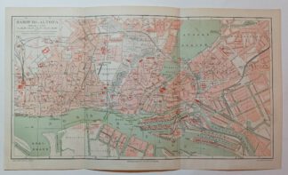 Historischer Stadtplan Hamburg-Altona 1:17 500 – Lithographie 1894 [1 Blatt].