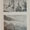 Historischer Druck – Gletscher II und III – Holzstich 1895 [1 Blatt].