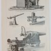 Historischer Druck – Geschütze III und IV – Holzstich 1895 [1 Blatt].