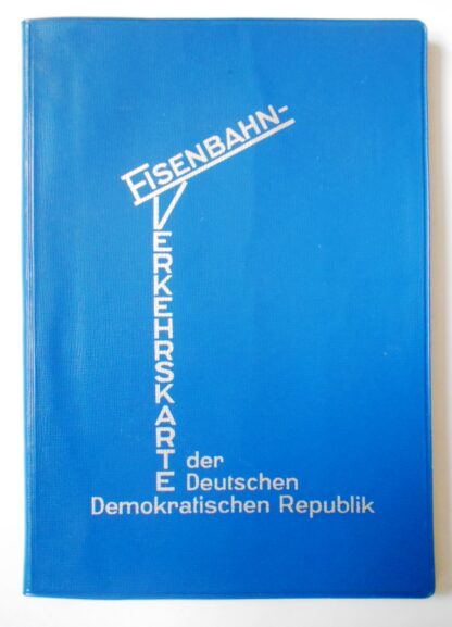 Eisenbahn-Verkehrskarte der Deutschen Demokratischen Maßstab 1:500.000  Republik (DDR).
