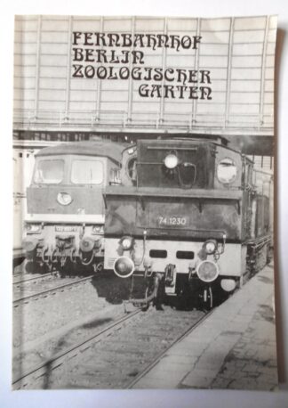 Fernbahnhof Berlin – Zoologischer Garten.