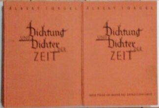 Dichtung und Dichter der Zeit. Eine Schilderung der dt. Literatur der letzten Jahrzehnte. Und: Neue Folge. Im Banne des Expressionismus. 2 Bde.